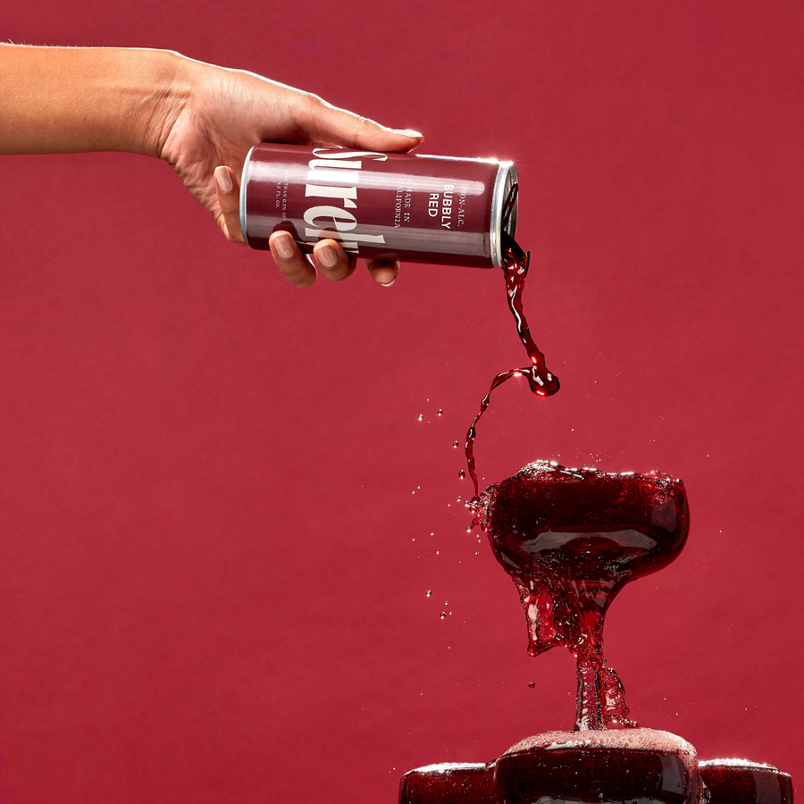 Non-Alcoholic Bubbly Red Can 4-Pack - Sample