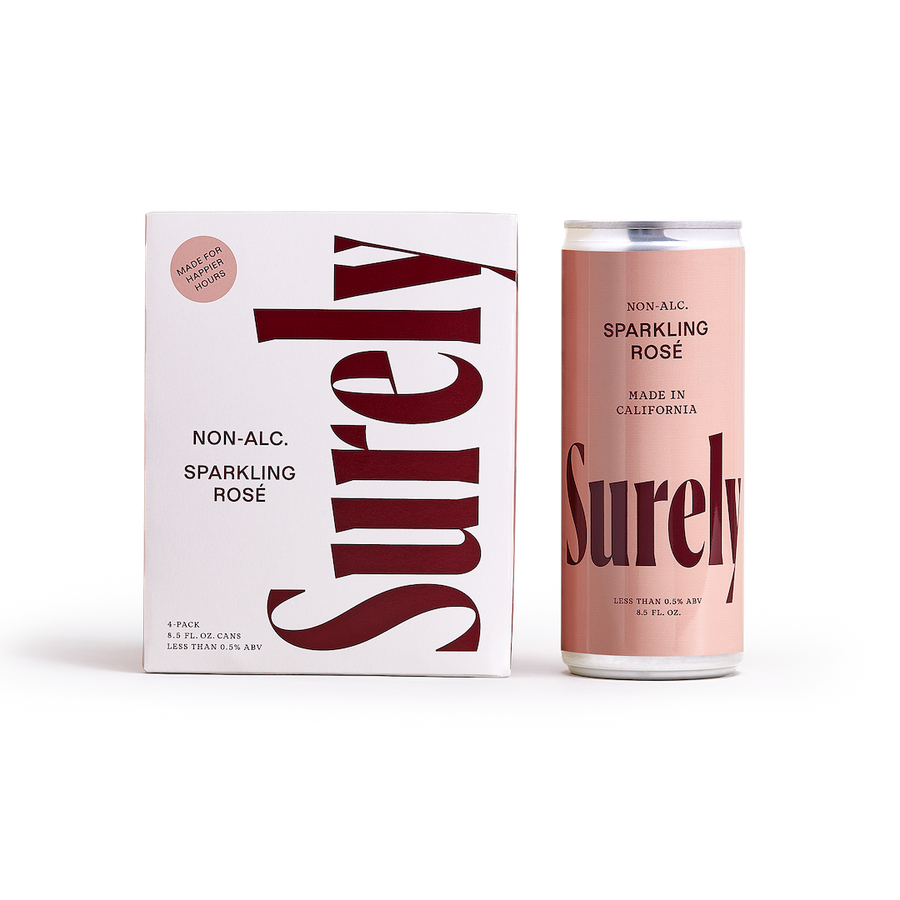 Non-Alcoholic Sparkling Rosé Can 4-Pack - Sample