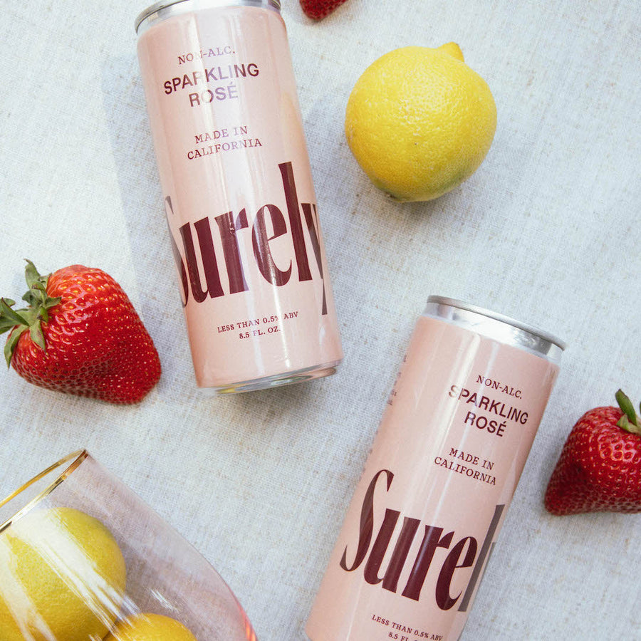 Non-Alcoholic Sparkling Rosé Can 4-Pack - Sample