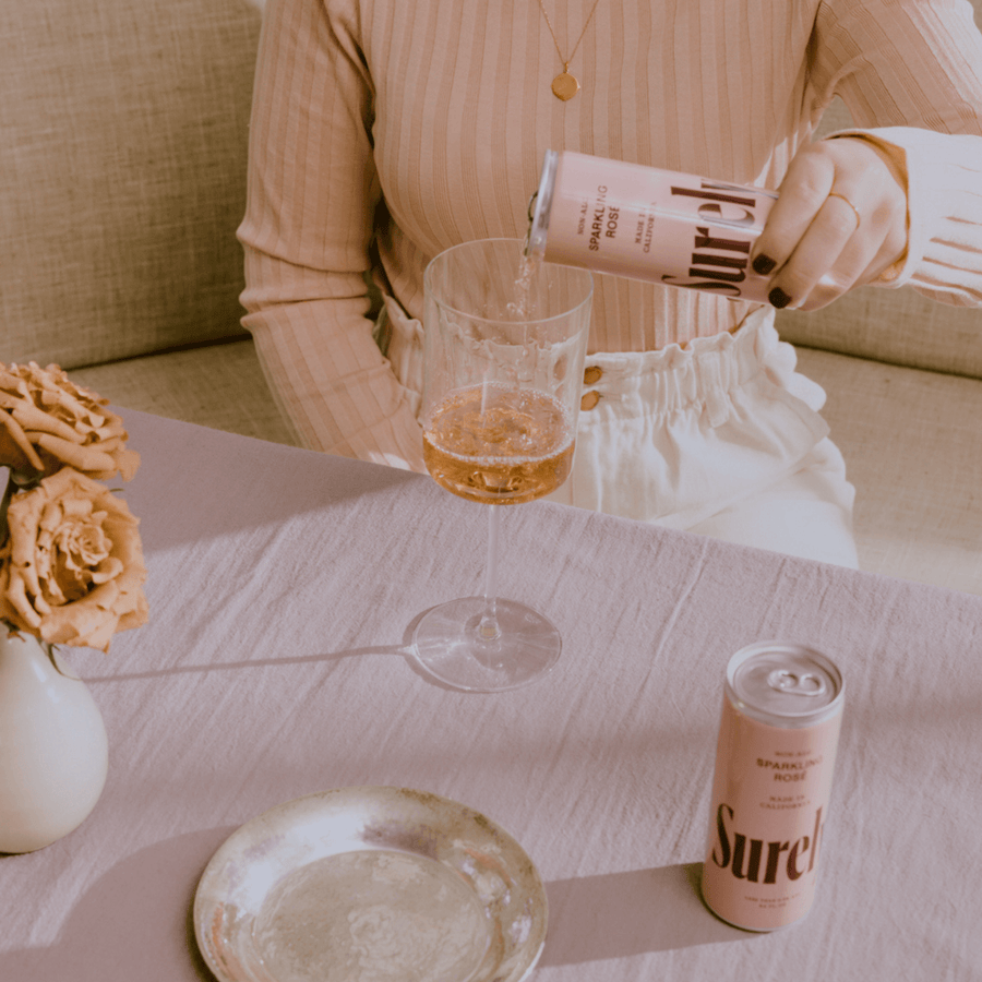 Non-Alcoholic Sparkling Rosé Can 4-Pack - Sample